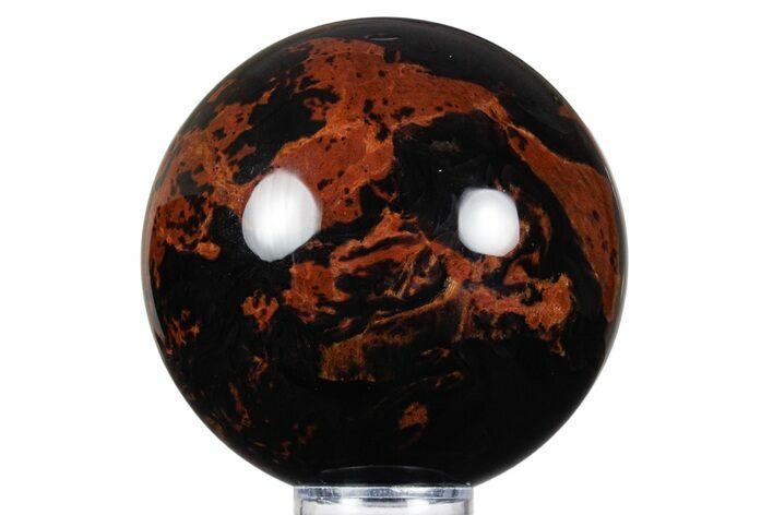 Polished Mahogany Obsidian Sphere #359196